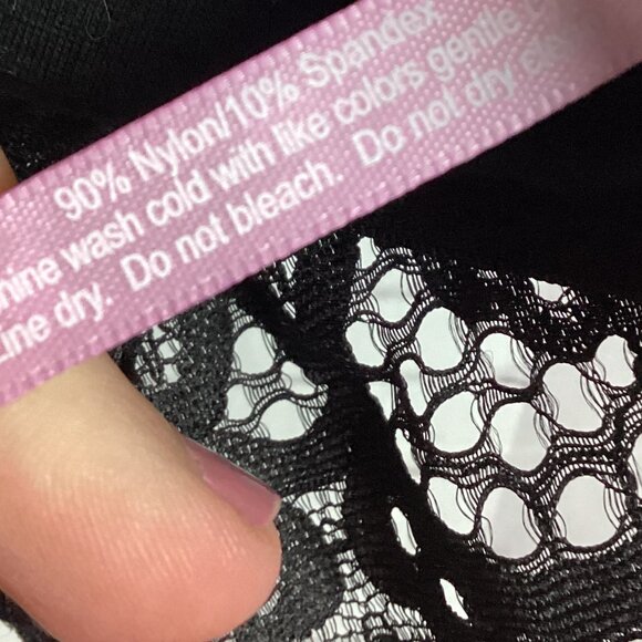 Coco Lingerie BLack Lace Sports Bra M - Picture 6 of 8